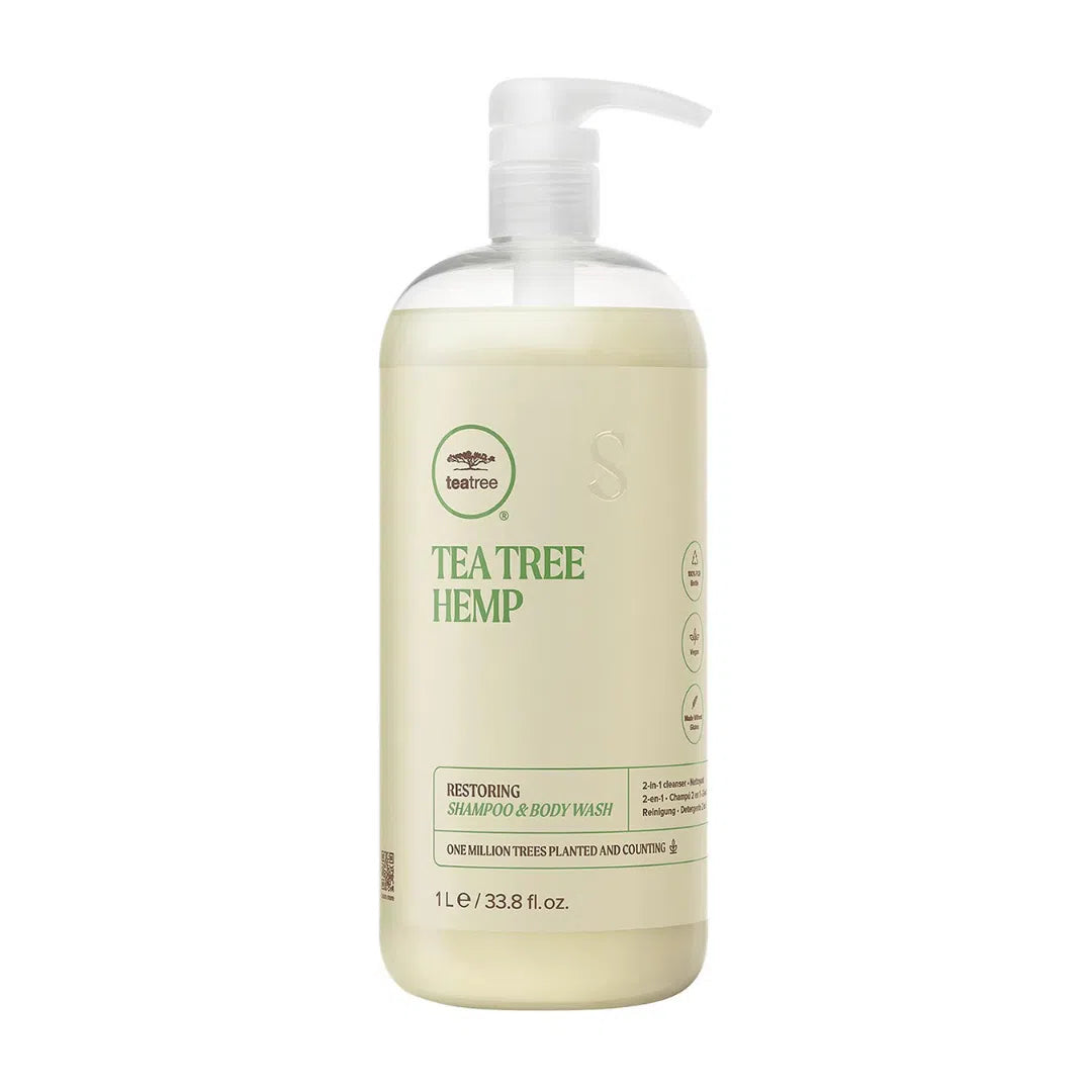 Tea Tree Hemp Restoring Shampoo & Body Wash-Paul Mitchell