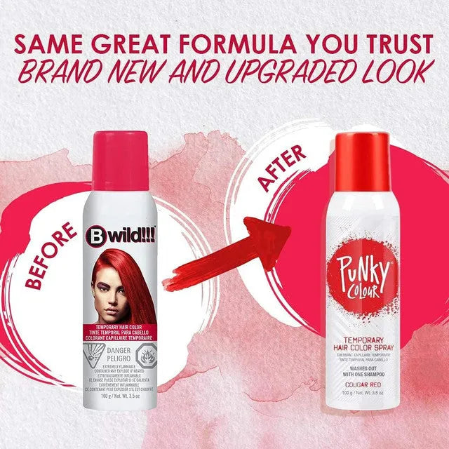 Temporary Color Spray Cougar Red-Punky Colour