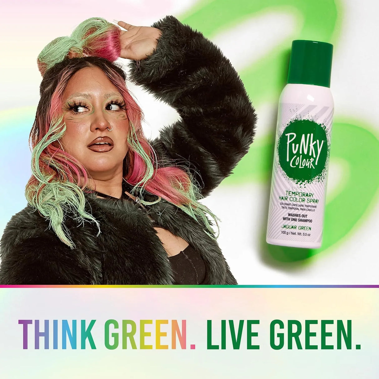 Temporary Color Spray Jaguar Green-Punky Colour