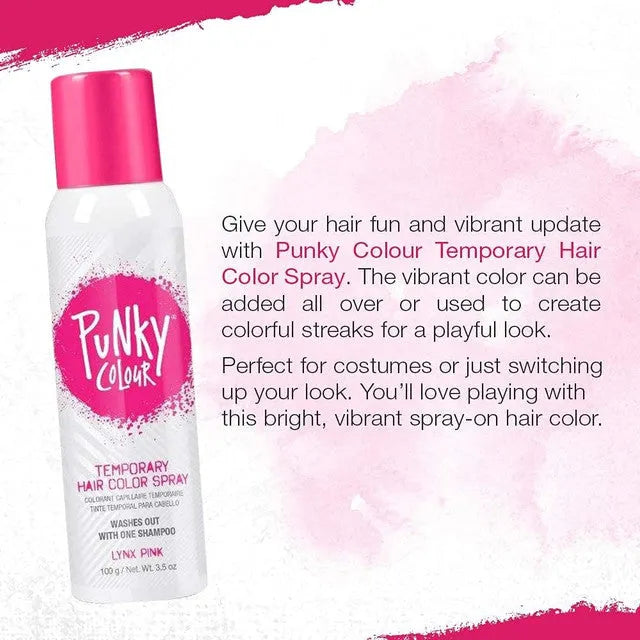Temporary Color Spray Lynx Pink-Punky Colour