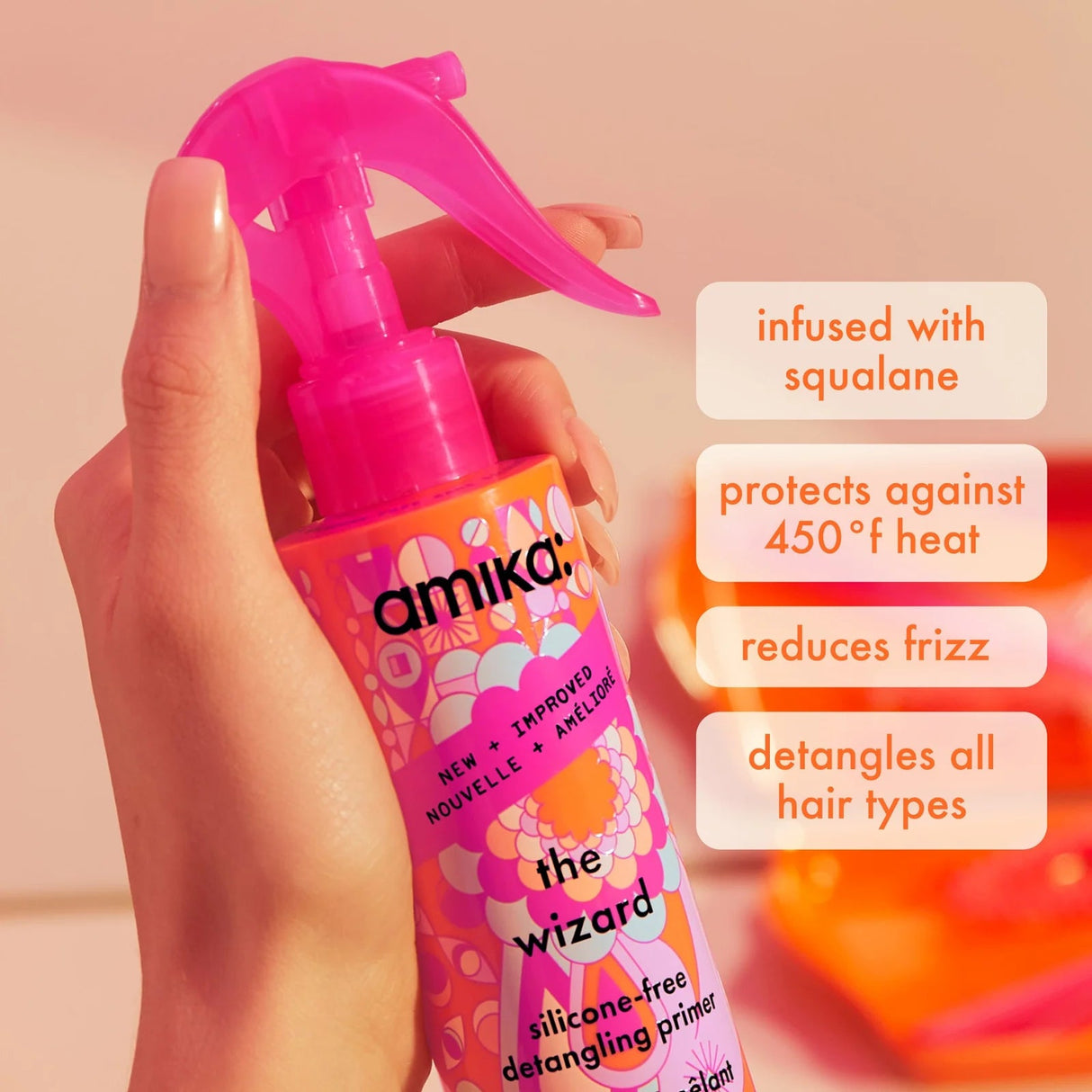 The Wizard Silicone-Free Detangling Primer-Amika