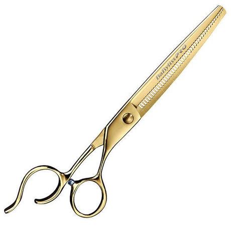 Titanium Gold Barber Thinners - 7"-BabylissPro