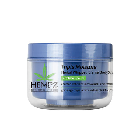 Triple Moisture Herbal Whipped Crème Body Scrub-Hempz