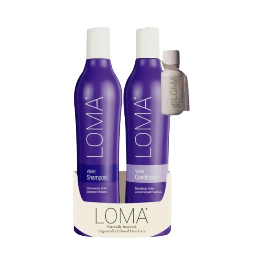 Violet 355ML Duo With Light Nourishing Oil Treatment Sample-LOMA