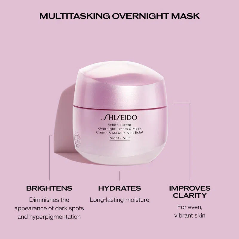 White Lucent Overnight Cream & Mask-Shiseido