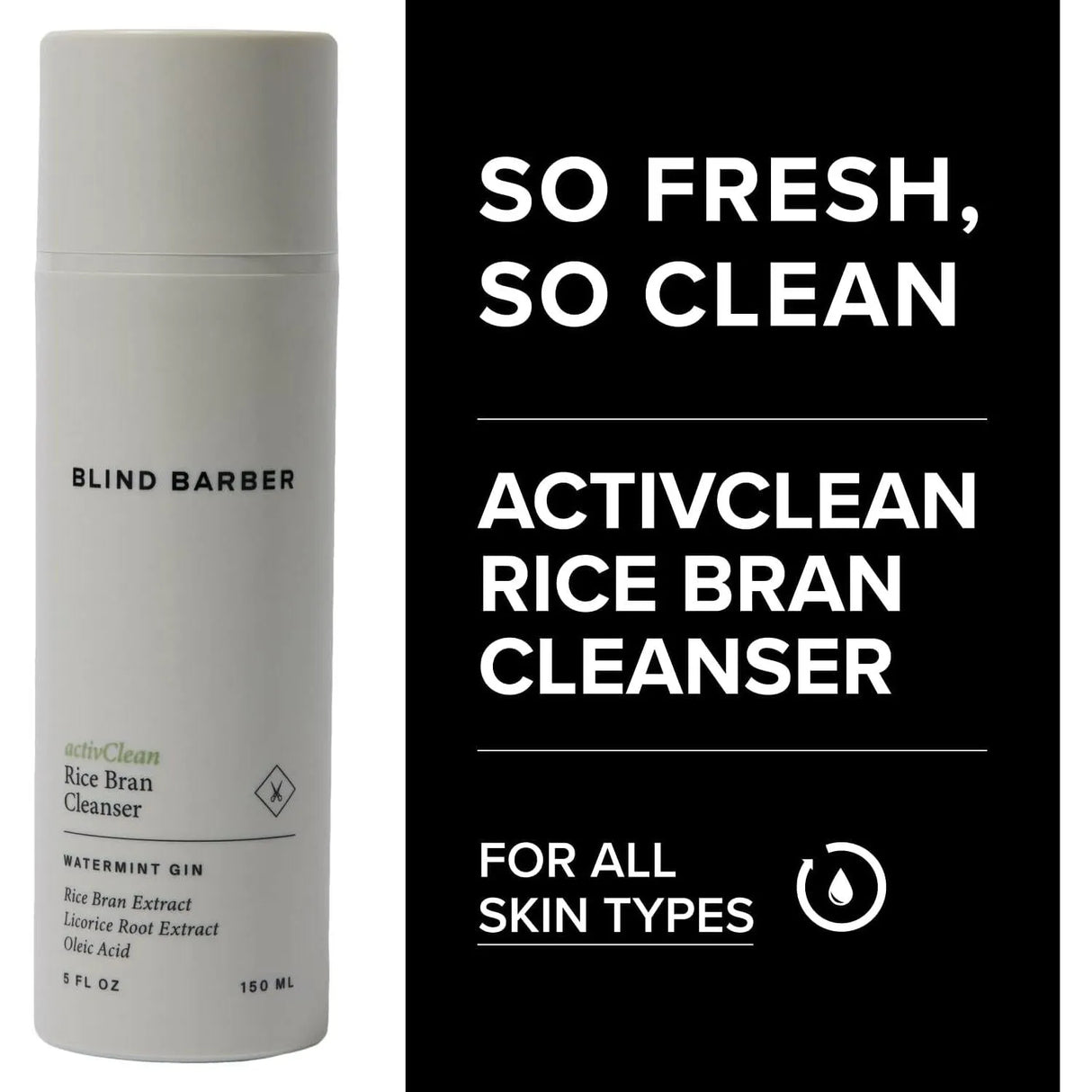 activClean Rice Bran Cleanser-Blind Barber