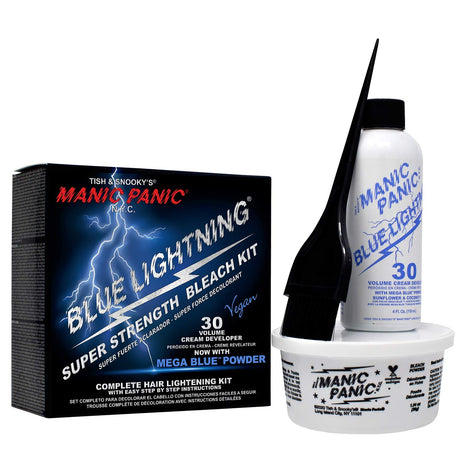 Blue Lightning Bleach Kit (30 Volume)-Manic Panic